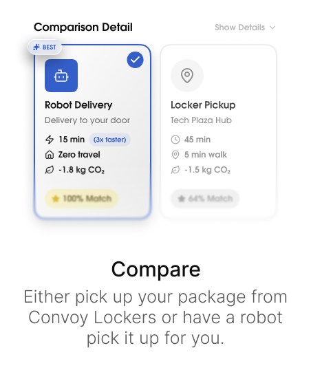 Compare feature